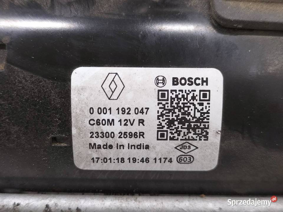 ROZRUSZNIK 0001192047 233003596R 10 SCE Dacia