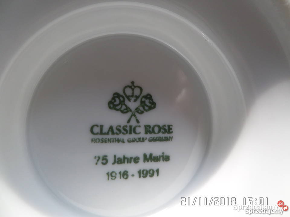 Rosenthal biala Maria serwis obiadowokawowy na Pasym