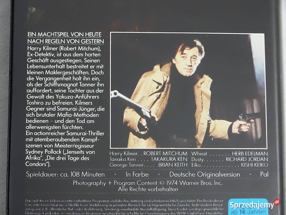 YAKUZA Robert Mitchum Brian Keith Warner Home VHS Biłgoraj