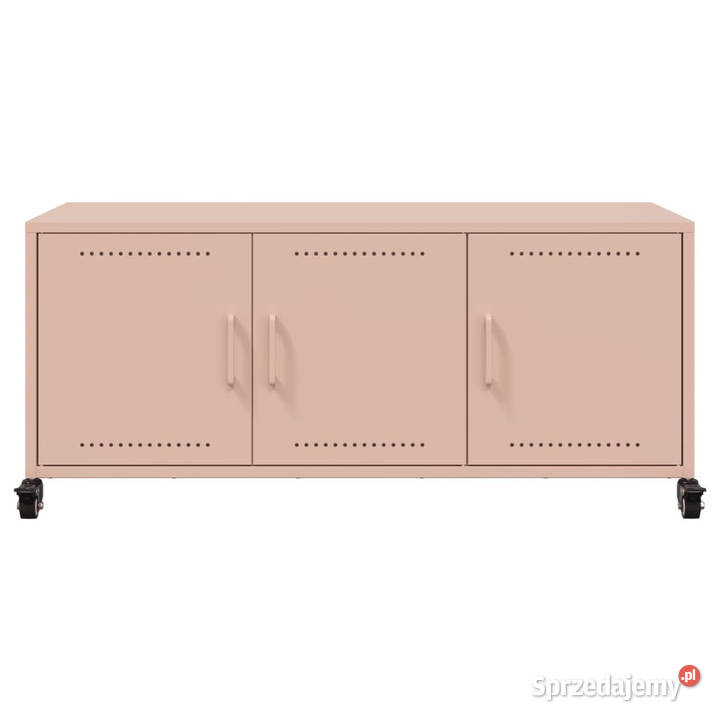 Szafka RTV różowa 1005x39x435 stal WM846645 Warszawa sprzedam