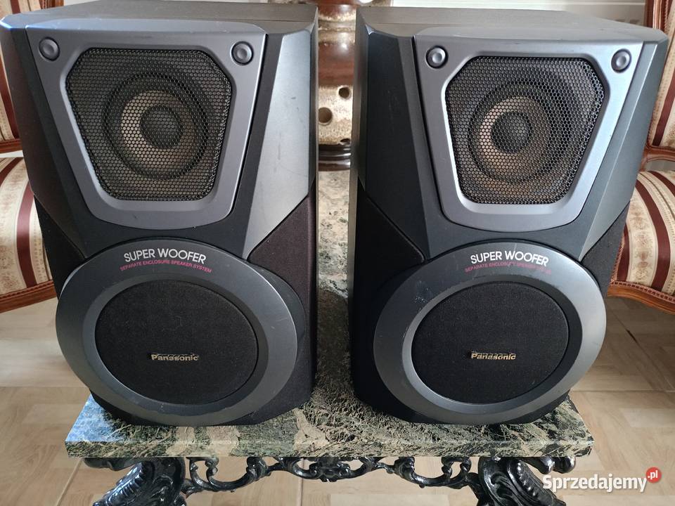Kolumny Panasonic 6 Ohm 100 Watt Mega Bass Drawski Młyn