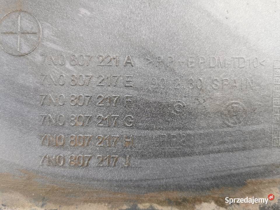 Zderzak przód przedni vw Sharan mk2 II bez dziur Międzychód