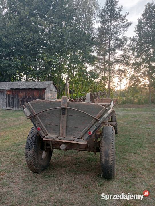 Wóz konny pług redło brony sprężynówka nieuszkodzony lubelskie Poniatowa