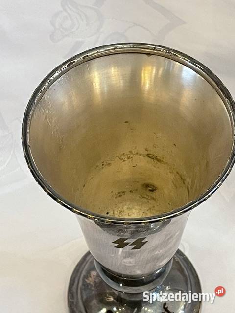 Posrebrzany Kielich Oficerski Totenkopf III małopolskie Kraków