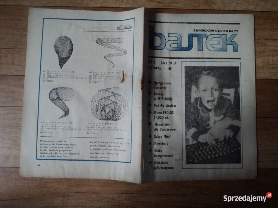 czasopisma Bajtek pierwsze cztery numery 14 Nowy Sącz sprzedam