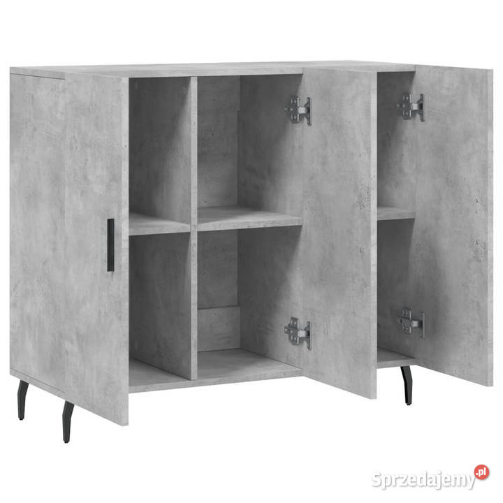 Szafka szarość betonu 90x34x80 materiał Warszawa