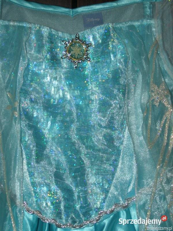 Strój kostium przebranie ELSA KRAINA LODU FROZEN dziewczynka Sukienki i spódniczki Siedlce