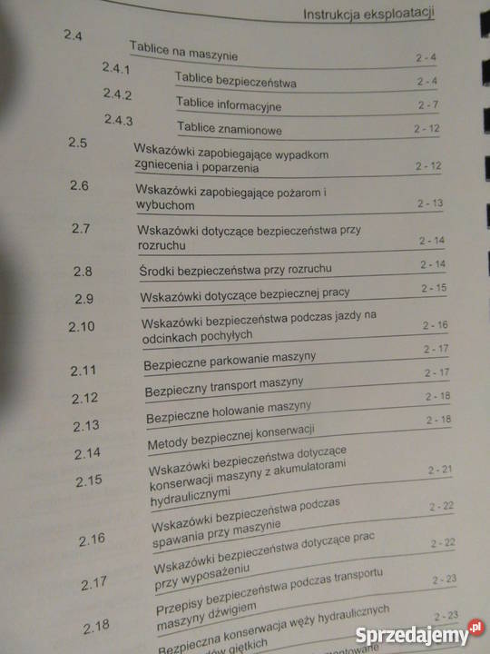 dtr instrukcja obsługi ładowarka liebherr 566 i Rok wydania 2008 Pozostałe Szczecin