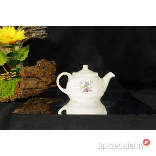 Bogucice imbryk do herbaty porcelana kwiaty