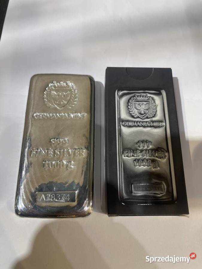 Sztabka srebra 1 kilo 999 Pozostałe