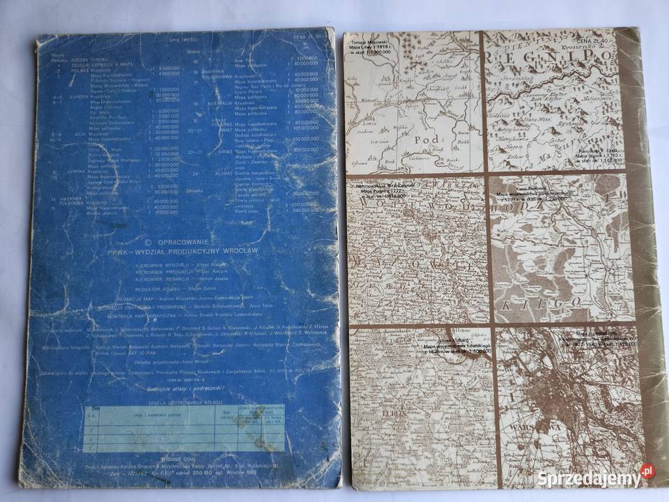 Atlasy Poznajemy kontynenty Atlas geograficzny pomorskie Gdynia sprzedam