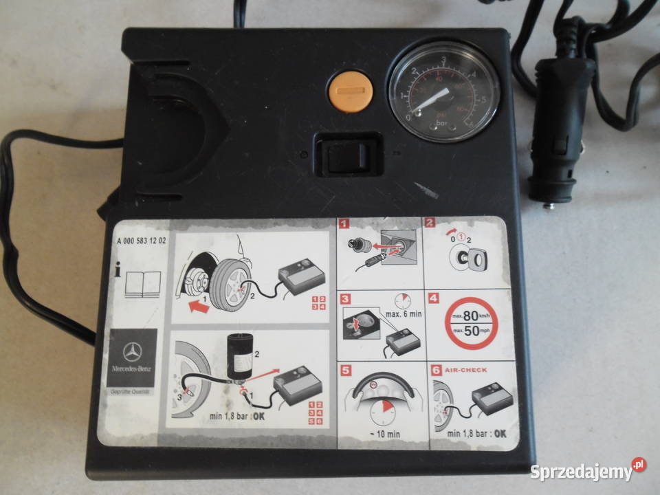 Kompresor pompka do pompowania kół Mercedes Gorlice