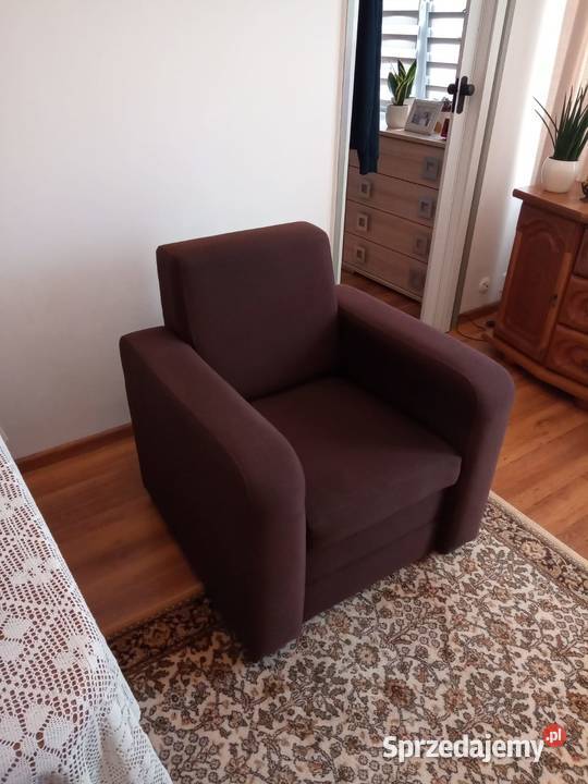 Fotele wypoczynkowe 3 sztuki fotel brązowy Jarosław sprzedam