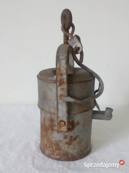 Górnicza stara lampa karbidowa Rzeszów sprzedam