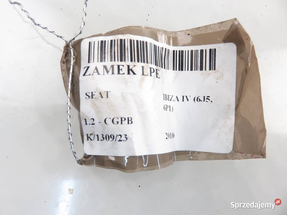 ZAMEK LEWY PRZEDNI SEAT IBIZA IV 5N1837015C Zamki, wkładki i kluczyki Zamki, wkładki i kluczyki małopolskie