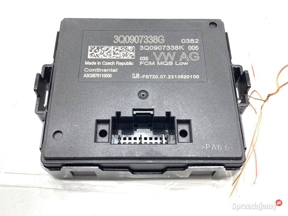 MODUŁ ŚWIATEŁ CUPRA ATECA 3Q0907338G STEROWNIK