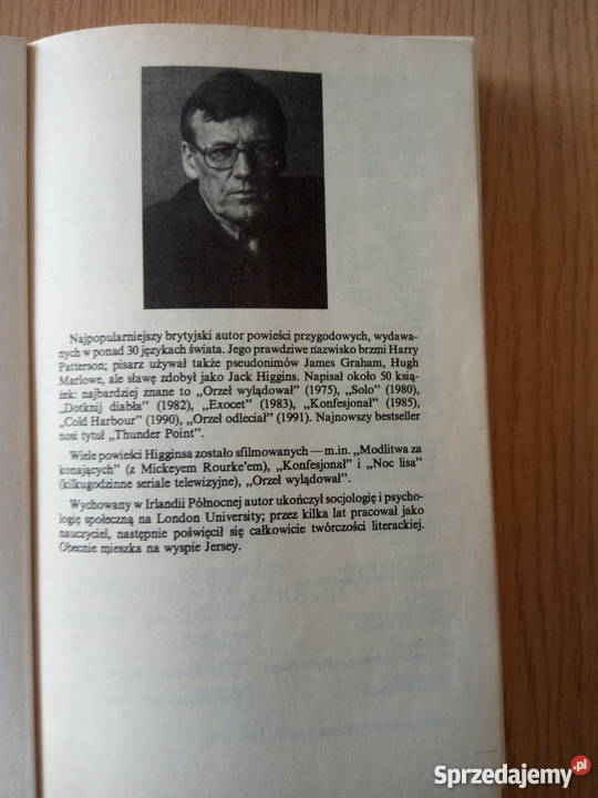 Cichy wiatr morza Jack Higgins 1993r wyd kryminały Dąbrowa Górnicza