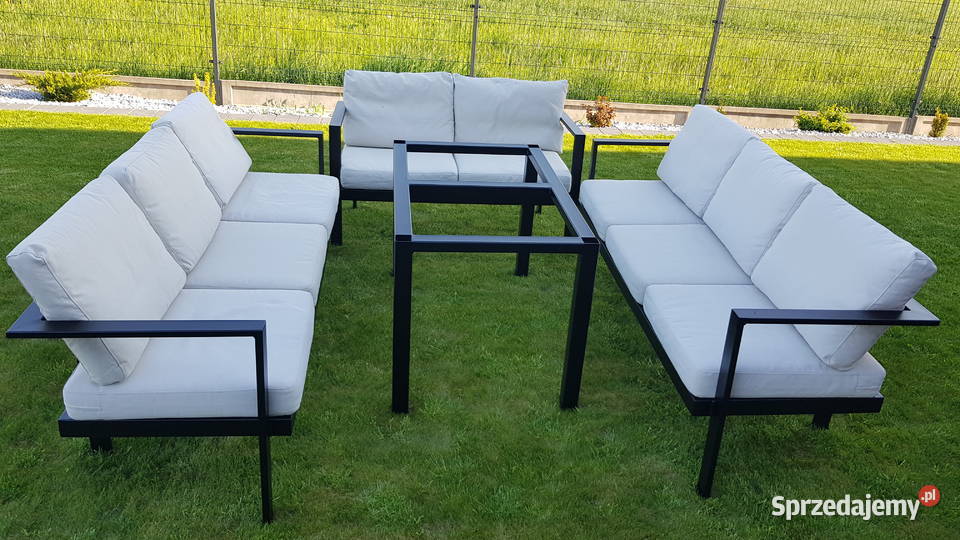 Meble stalowe do ogrodu ławki sofy fotele ławy Pabianice