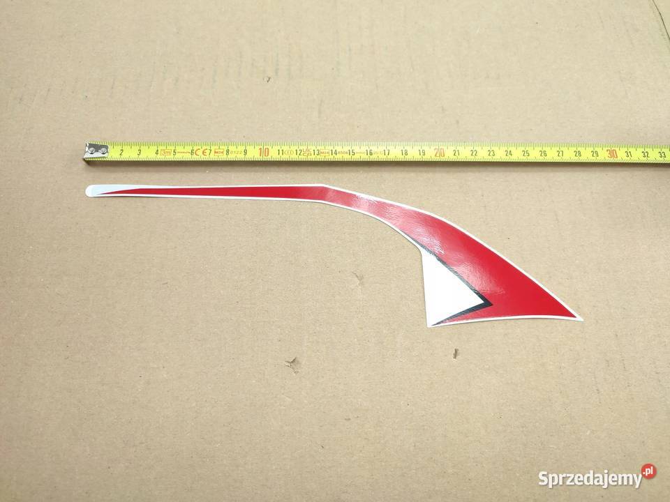 NAKLEJKA NA ZADUPEK LEWA STR YAMAHA YZFR6 Emblematy sprzedam