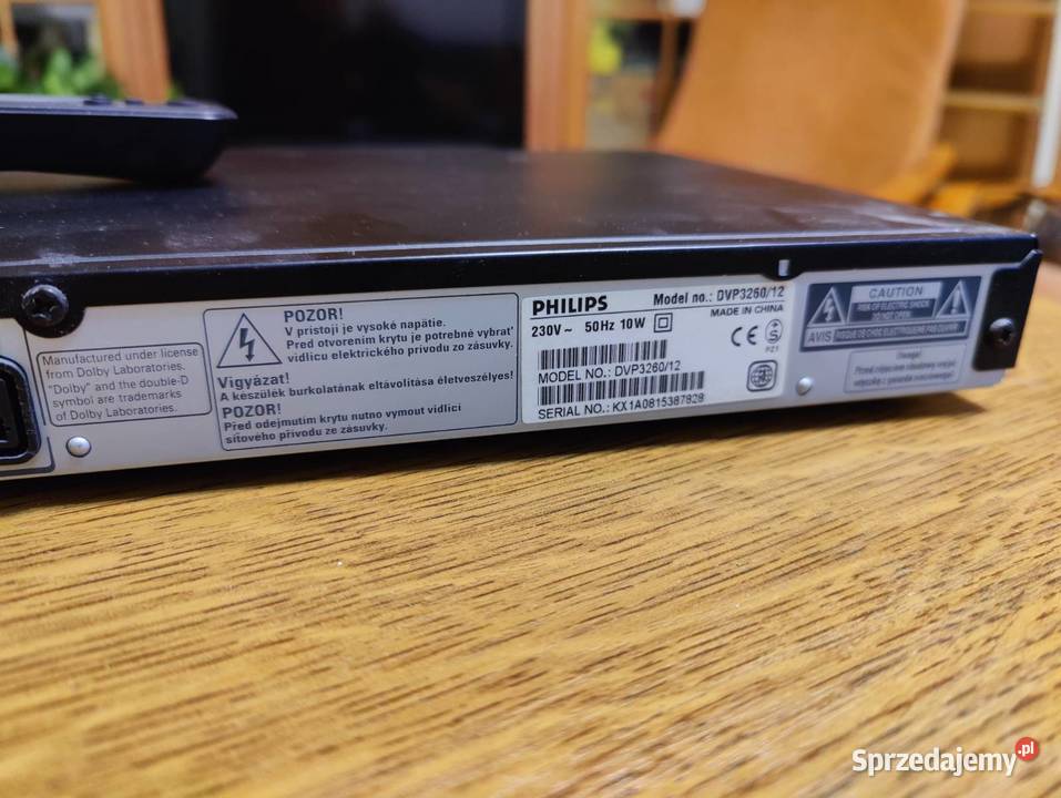 Odtwarzacz Philips DVD Player DVP3260 Kalisz