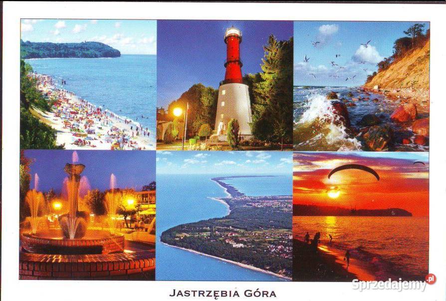Kart Poczt Jastrzębia Góra widoki 4 śląskie