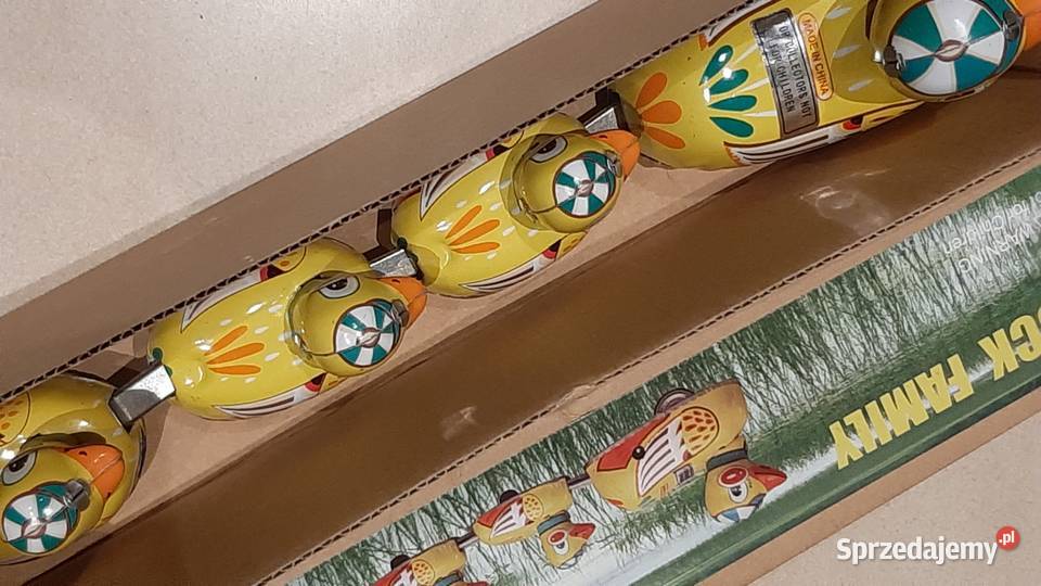 Zabawka Metalowa Nakręcana Kaczuszki w Rzędzie lubuskie Nowa Sól