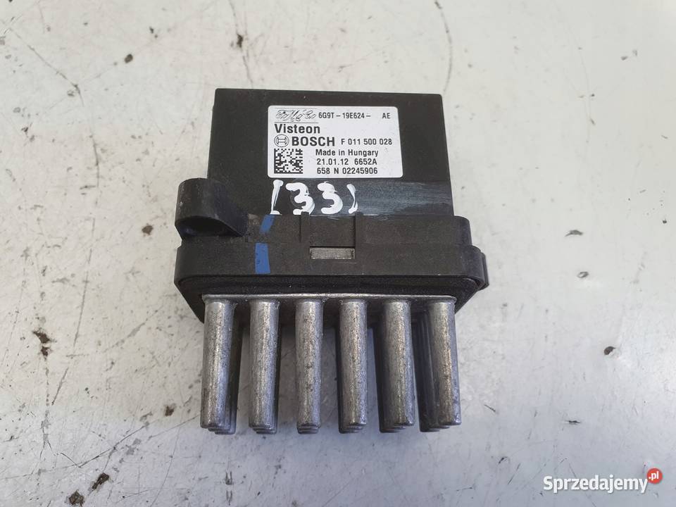 Ford Fiesta MK7 REZYSTOR DMUCHAWY Nawiewu Rudka