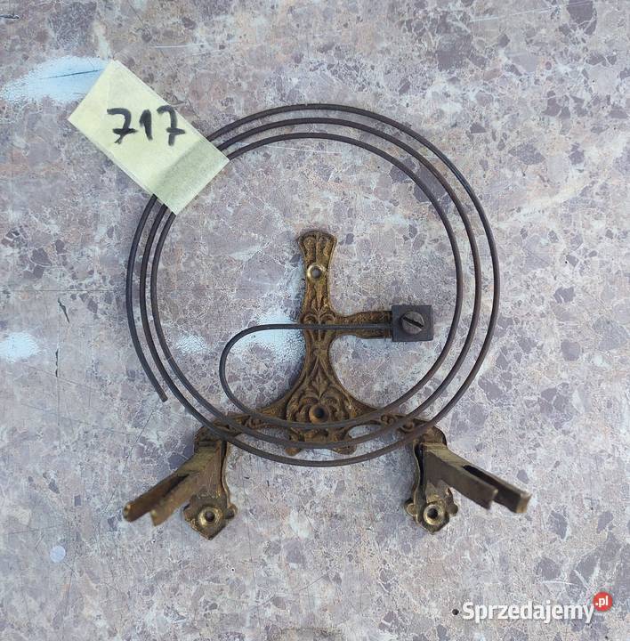 717 Gong sanki wieszak mocowanie mechanizmu Antyki Tczew sprzedam
