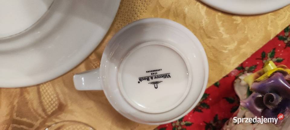 Zestaw śniadaniowy filiżanka porcelana Villeroy Wrocław