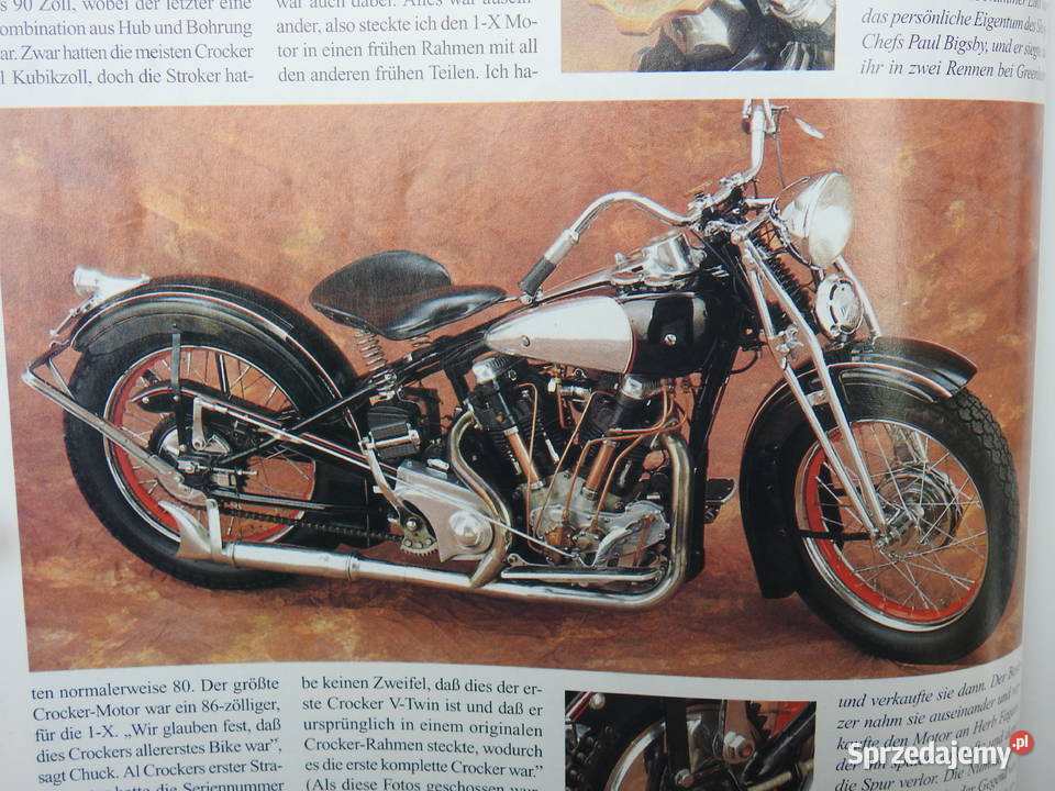 Custom Harley WLA Indian Bobber Chopper Early Warszawa