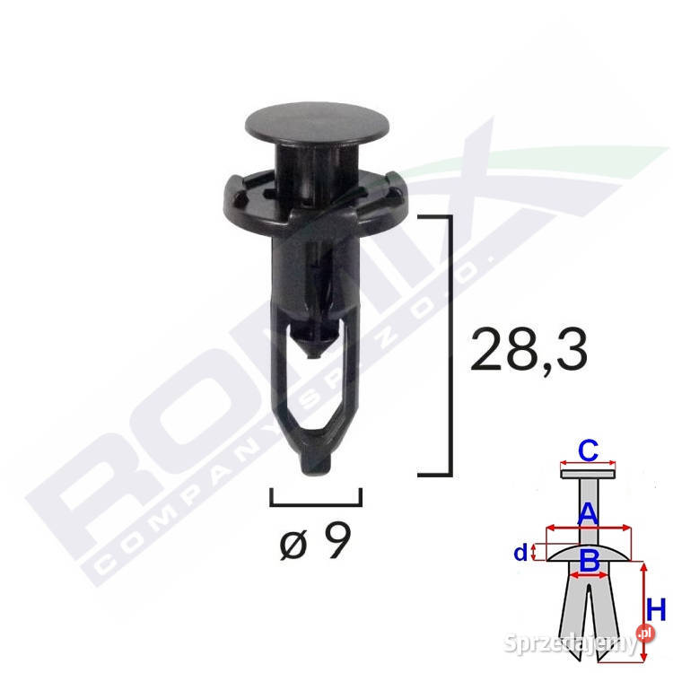 Kołek rozporowy Toyota lexus Szczecin