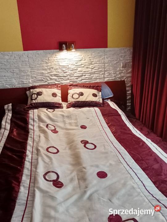 CUDNA narzuta 220x240 2 poszewki beż bordo WYS Łapy