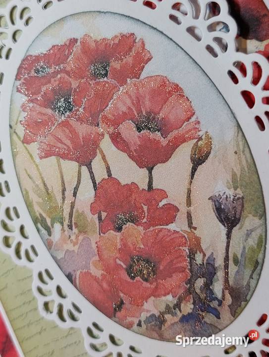 Kwiatowej kartki urodzinoweróżne wzory Zbójno sprzedam