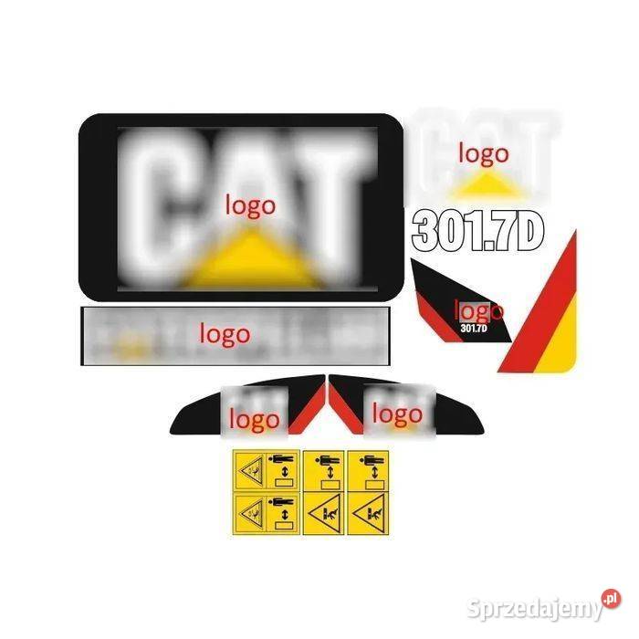 Naklejki Oklejenie CAT 3017D Zamiennik Janików sprzedam