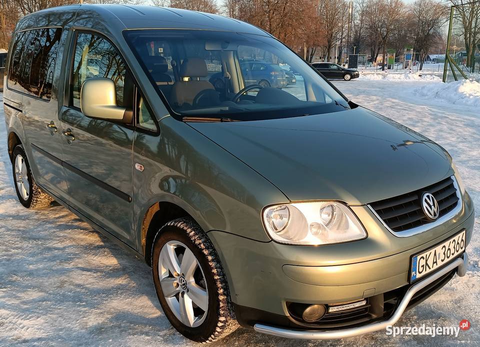 VW Caddy 20TDI 2007r 7 osób OKAZJA pomorskie Somonino