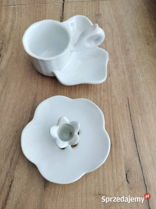 Porcelanowy zestaw dwojak do soli pieprzu i Choszczno