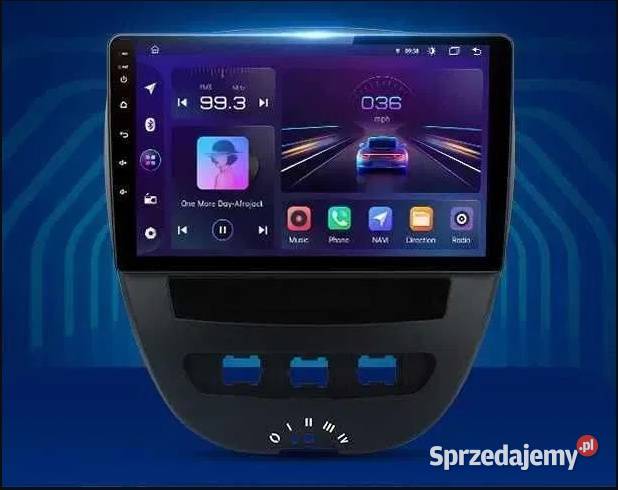 Radio 2din Android 12 Peugeot 107 Aygo C1 PROM