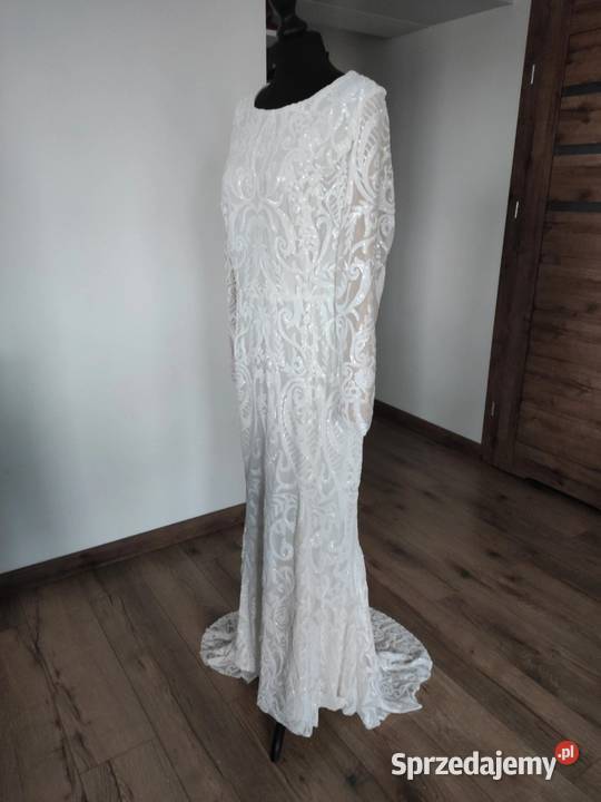 Suknia ślubna 48 4XL Bonprix biała Suwałki