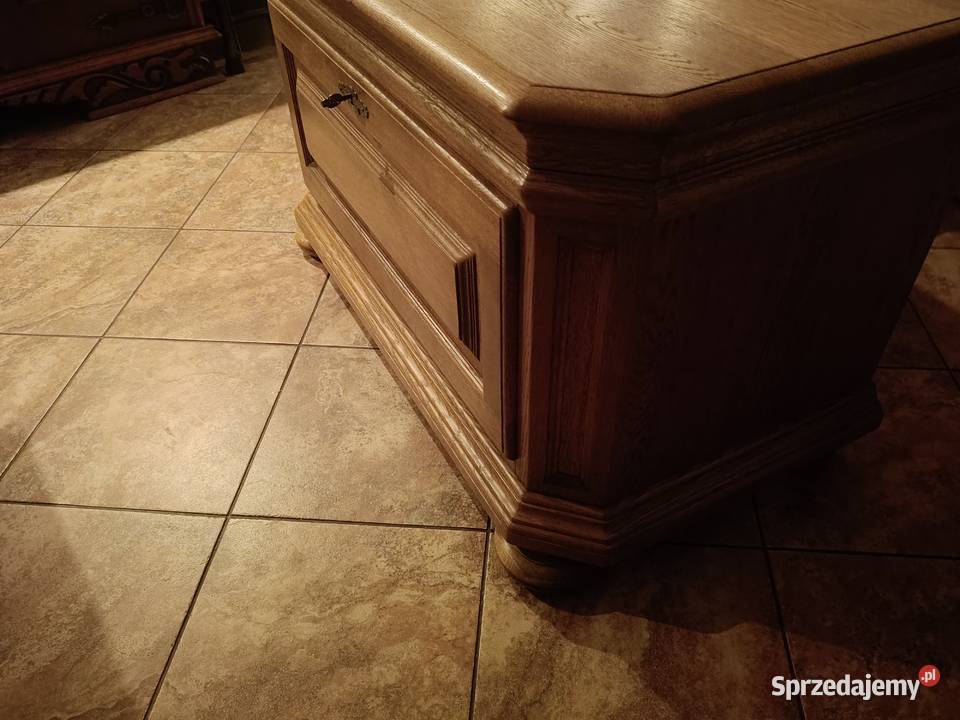 Ciężka dębowa skrzynia Pozostałe Lipno