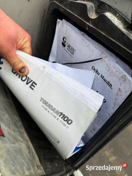 zwyżka podnośnik elektryczny GROVE Toucan 1100C Rok produkcji 1999 Działoszyn