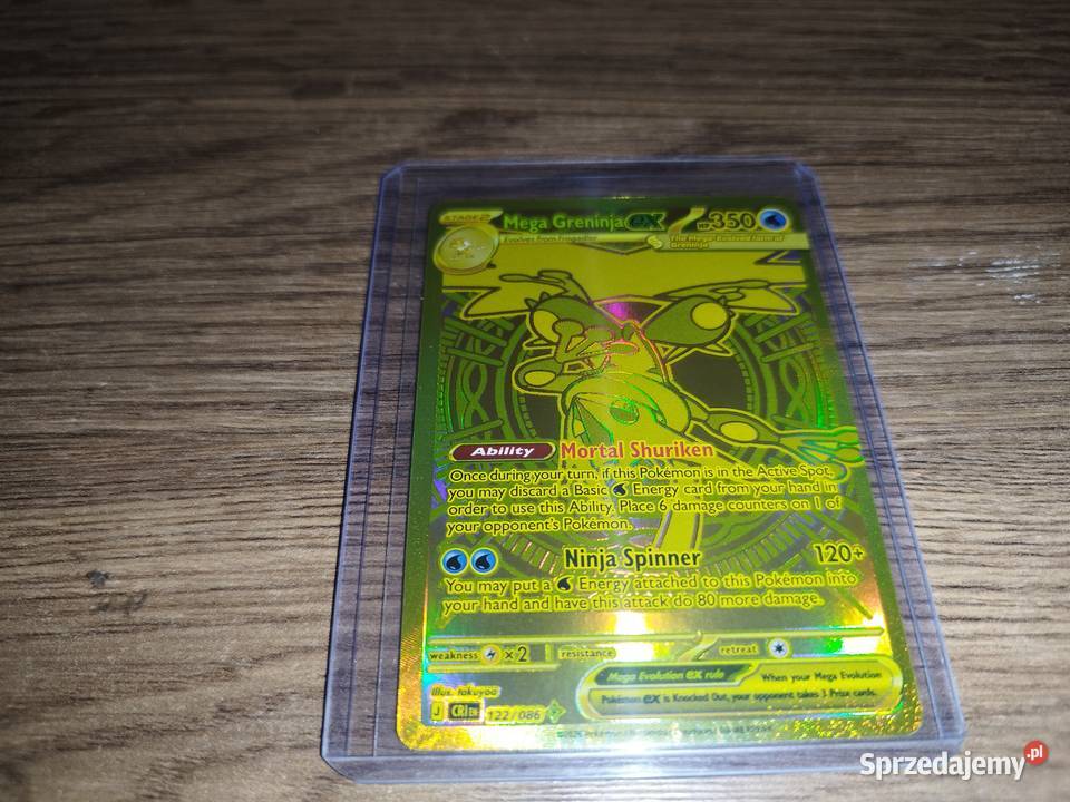 Złoty Mega Greninja ex CRI 122086 Rawicz