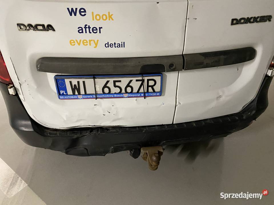 Dacia dokker dostawczy auto samochód 2013 niski mazowieckie Warszawa