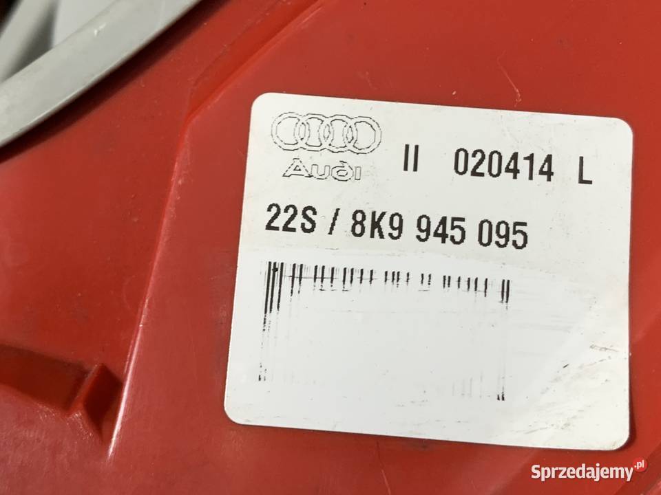Lampa tylna lewa AUDI A4 B8 kombi 0812 8K9945095 Barwałd Dolny