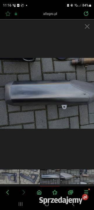 BMW K 1600 tłumik kolektor stopka wydech stelaż