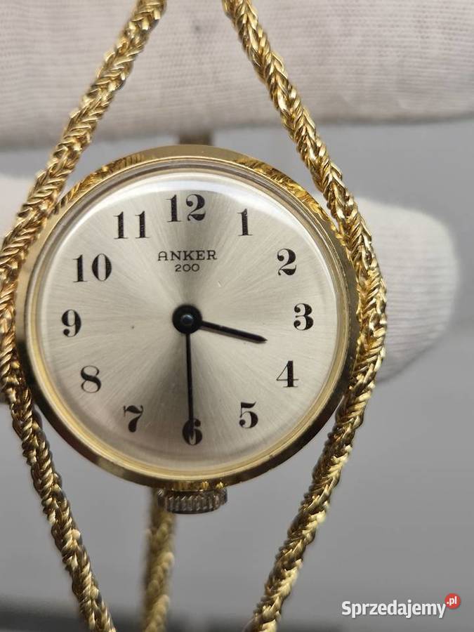 Cudowny naszyjnikwisiorek zegarekANKER Zegarki śląskie Chorzów