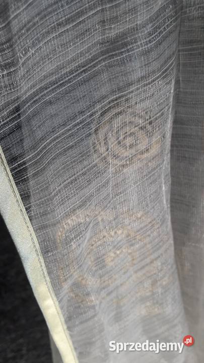 Organtyna oliwka 160 x 110 firanka zieleń odcienie zieleni Radom