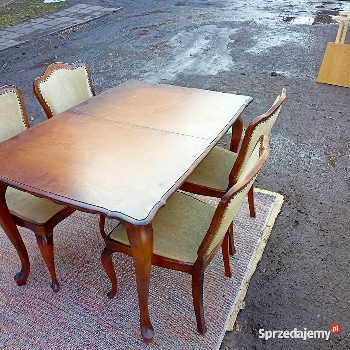 Zestaw Mebli do Jadalni Stylowe Meble Ludwik śląskie Zabrze