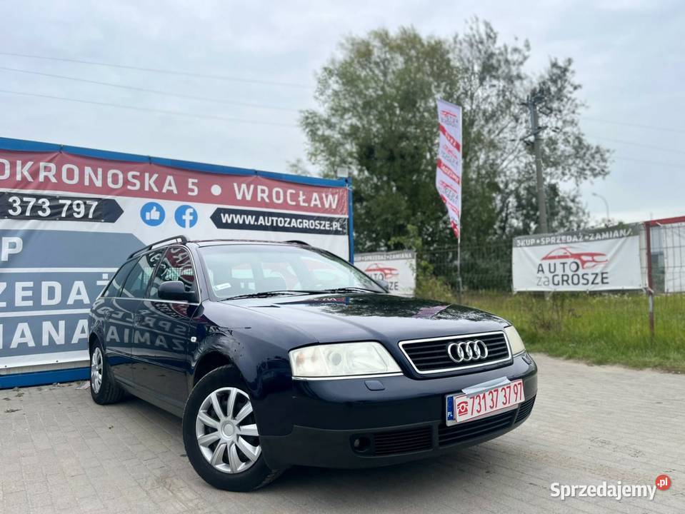 Audi A6 24 Benzyna Klima HAK Grzane Wrocław