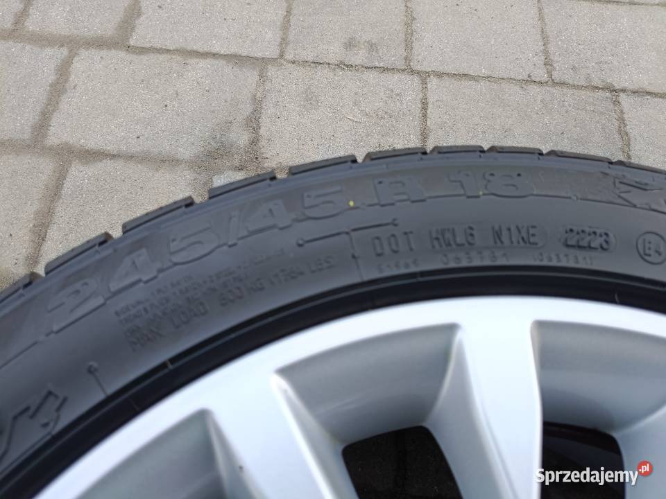 Alufelgi BMW 5x112 ET30 18 z nowymi Zimowymi