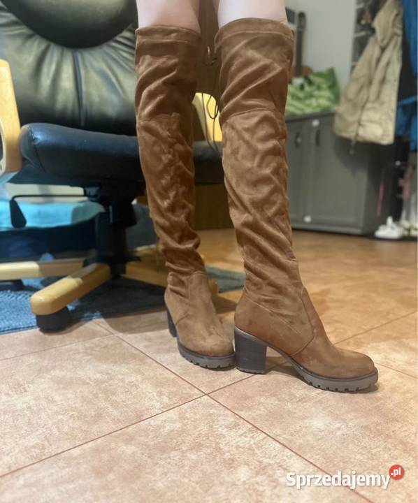 Jesienne długie kozaki Dąbrowa Górnicza